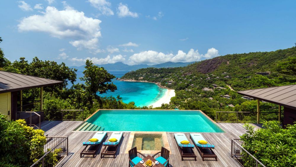 two bedroom hilltop ocean view suite at four seasons resort mahe seychelles