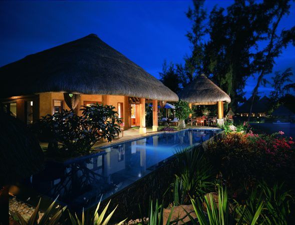oberoi beach resort mauritius presedential villa with pool view
