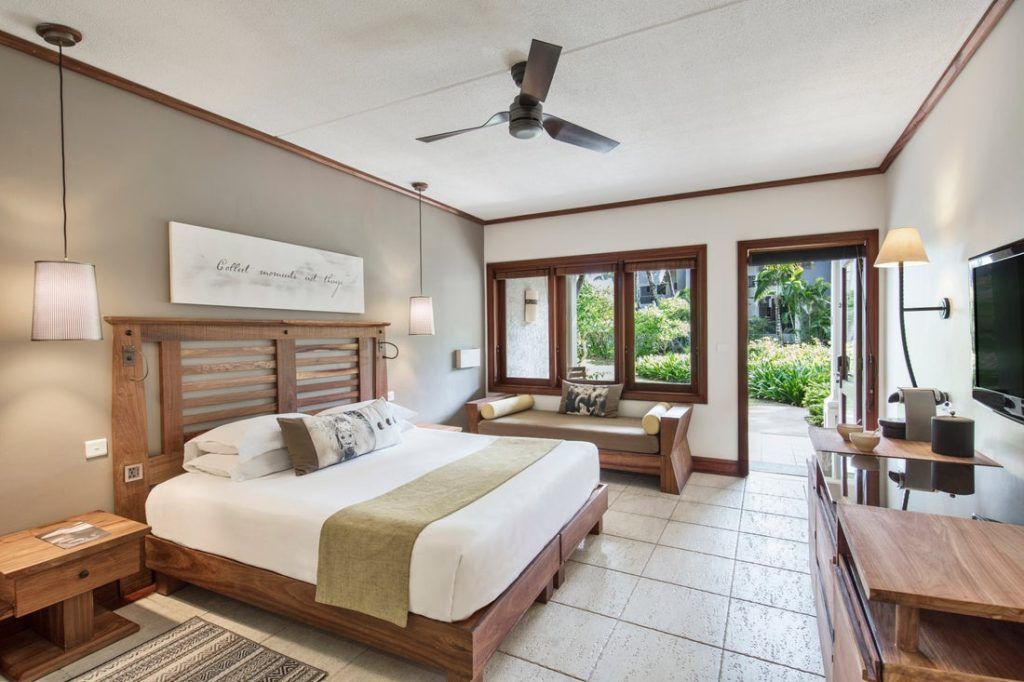 heritage awali resort mauritius deluxe bedroom