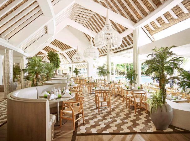 lux grand gaube mauritius palm court restaurant