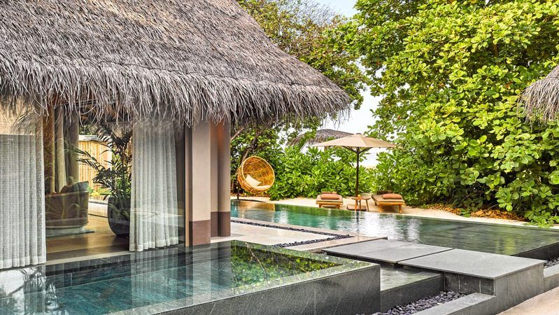 Joali maldives beach villa with pool