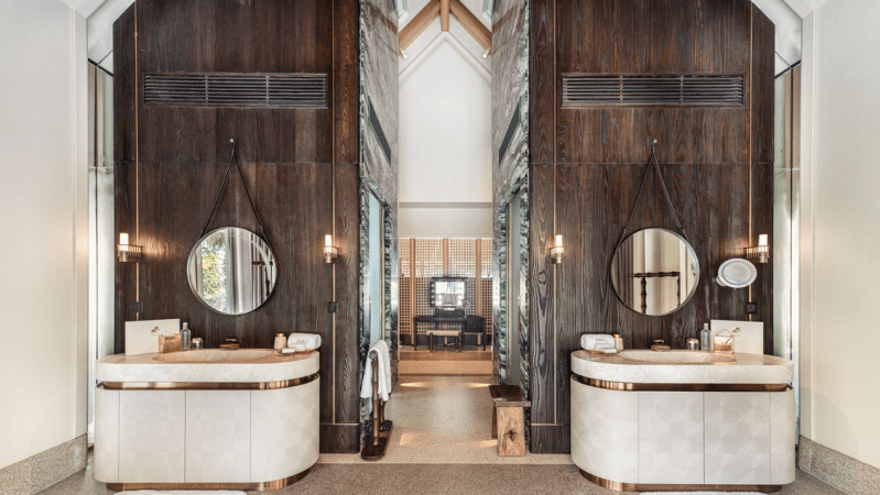 Joali maldives three bedroom beach residence with pool bathroom