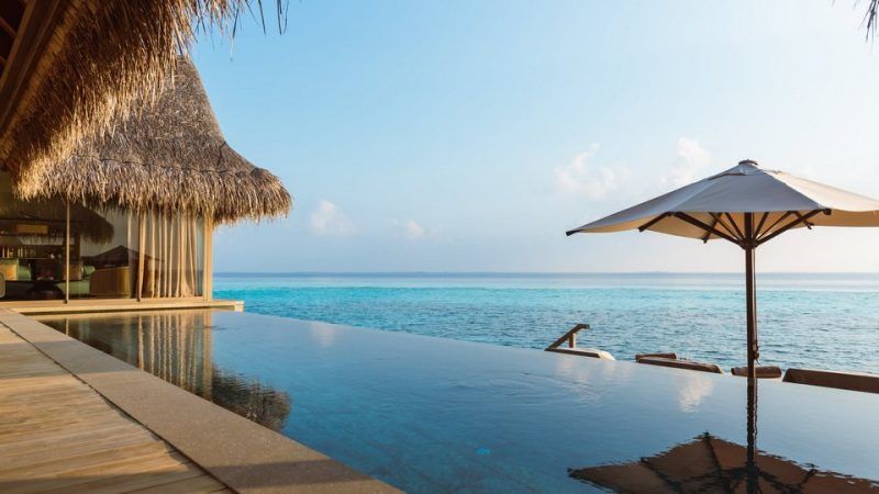 Joali maldives two bedroom water villa with pool