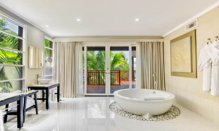 hilton seychelles labriz resort two bedroom silhoutte estate bathroom