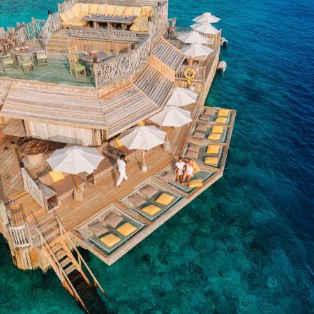 soneva fushi maldives out of the sea