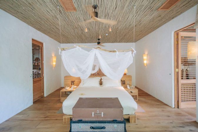soneva fushi maldives three bedroom beach retreat with pool bedroom