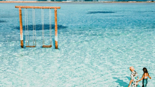 soneva fushi maldives water swing