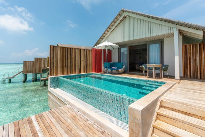 cora cora maldives lagoon pool villa