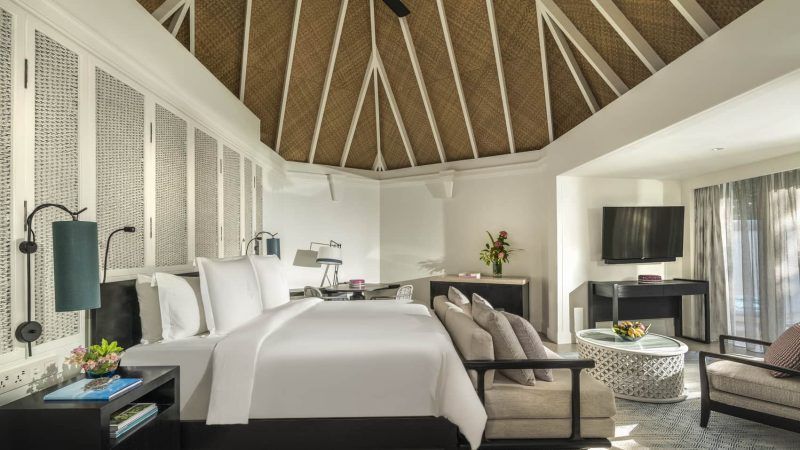 four seasons kuda huraa garden pavilion with pool bedroom