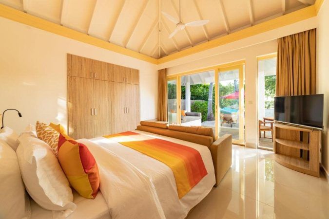siyam world maldives grand beach house bedroom