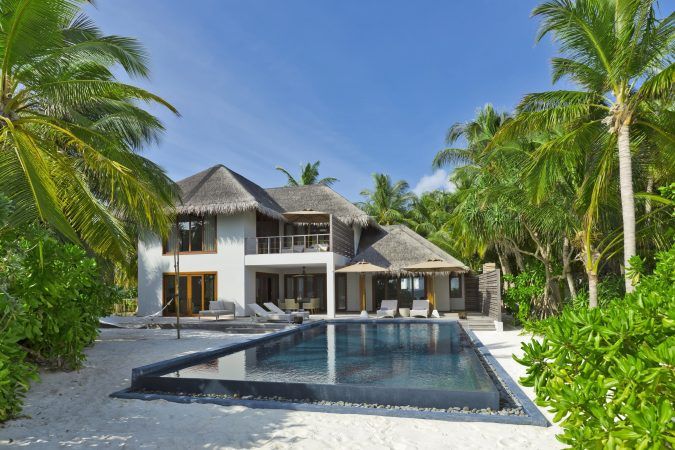 dusit thani maldives three bedroom beach residence