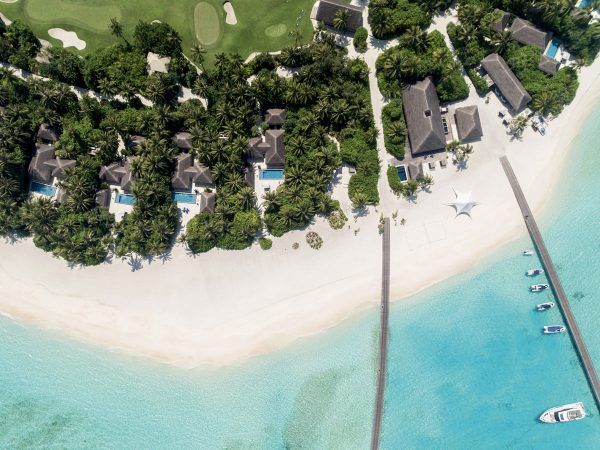 velaa private island maldives deluxe beach pool villa